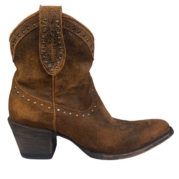 Idyllwind By Miranda Lambert Wheels Brown Suede Western Cowgirl Boot Size US 7.5 - Picture 1 of 12